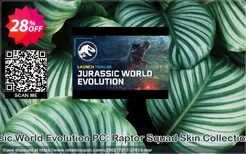 Jurassic World Evolution PC: Raptor Squad Skin Collection DLC Coupon Code Apr 2024, 28% OFF - VotedCoupon