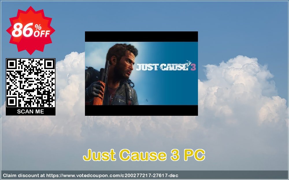 Just Cause 3 PC Coupon, discount Just Cause 3 PC Deal. Promotion: Just Cause 3 PC Exclusive Easter Sale offer 