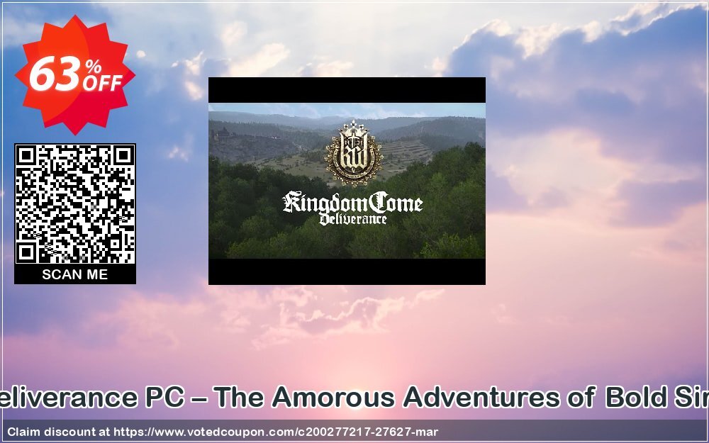 Kingdom Come Deliverance PC – The Amorous Adventures of Bold Sir Hans Capon DLC Coupon, discount Kingdom Come Deliverance PC – The Amorous Adventures of Bold Sir Hans Capon DLC Deal. Promotion: Kingdom Come Deliverance PC – The Amorous Adventures of Bold Sir Hans Capon DLC Exclusive Easter Sale offer 