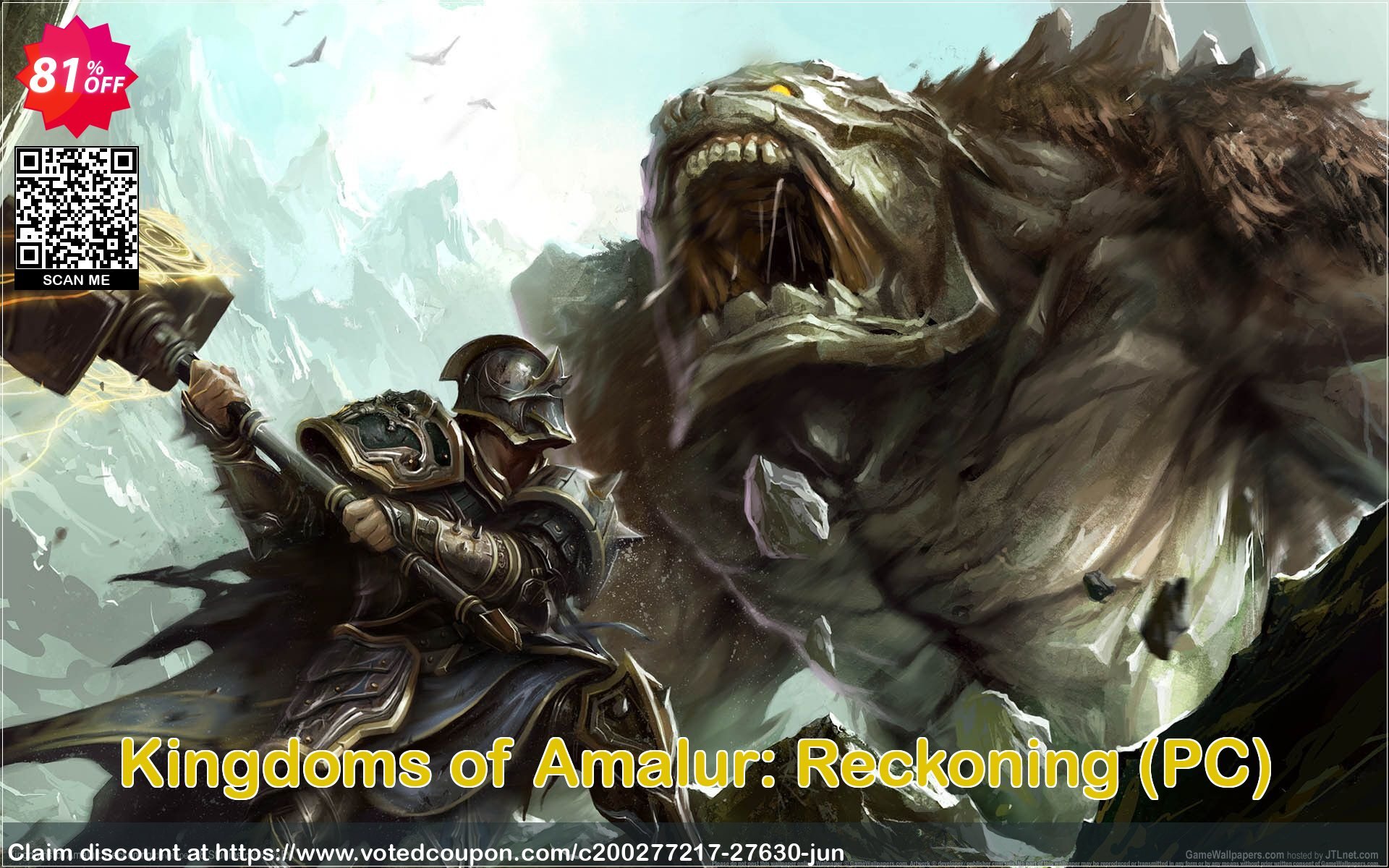 Kingdoms of Amalur: Reckoning, PC  Coupon, discount Kingdoms of Amalur: Reckoning (PC) Deal. Promotion: Kingdoms of Amalur: Reckoning (PC) Exclusive Easter Sale offer 