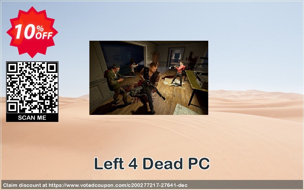 Left 4 Dead PC Coupon, discount Left 4 Dead PC Deal. Promotion: Left 4 Dead PC Exclusive Easter Sale offer 