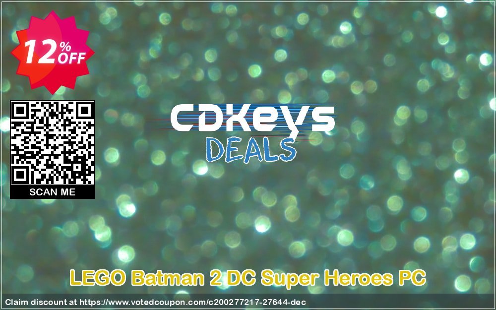 LEGO Batman 2 DC Super Heroes PC Coupon Code Apr 2024, 12% OFF - VotedCoupon