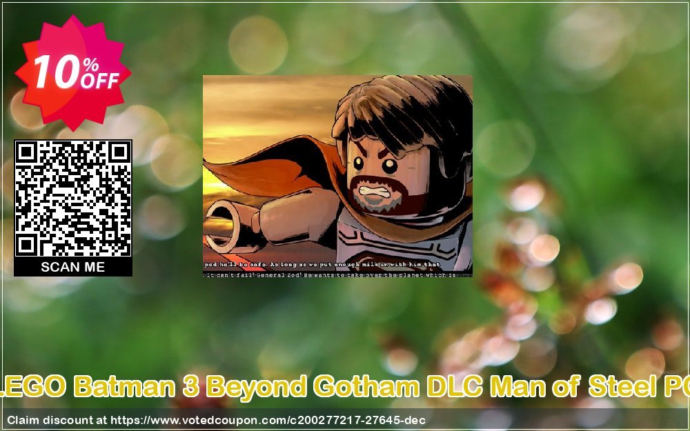LEGO Batman 3 Beyond Gotham DLC Man of Steel PC Coupon, discount LEGO Batman 3 Beyond Gotham DLC Man of Steel PC Deal. Promotion: LEGO Batman 3 Beyond Gotham DLC Man of Steel PC Exclusive Easter Sale offer 