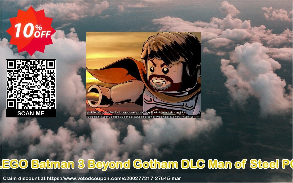 LEGO Batman 3 Beyond Gotham DLC Man of Steel PC Coupon Code Apr 2024, 10% OFF - VotedCoupon