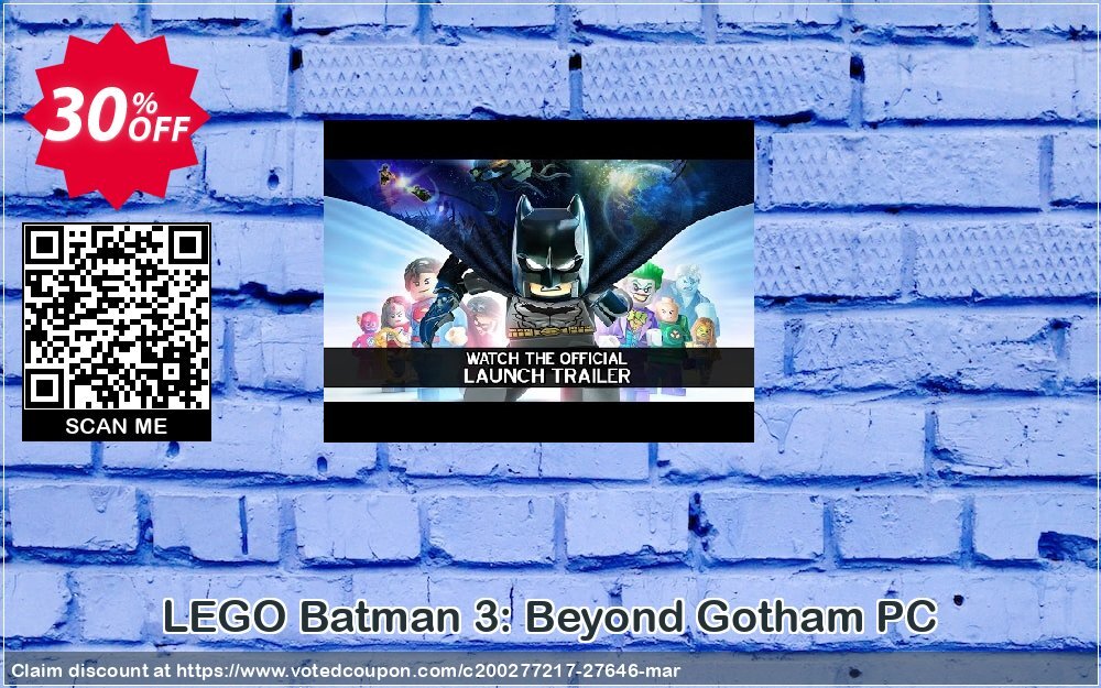 LEGO Batman 3: Beyond Gotham PC Coupon Code May 2024, 30% OFF - VotedCoupon