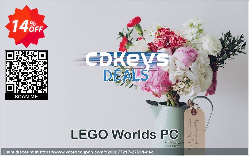 LEGO Worlds PC Coupon, discount LEGO Worlds PC Deal. Promotion: LEGO Worlds PC Exclusive Easter Sale offer 