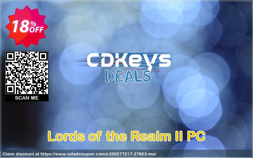 Lords of the Realm II PC Coupon, discount Lords of the Realm II PC Deal. Promotion: Lords of the Realm II PC Exclusive Easter Sale offer 