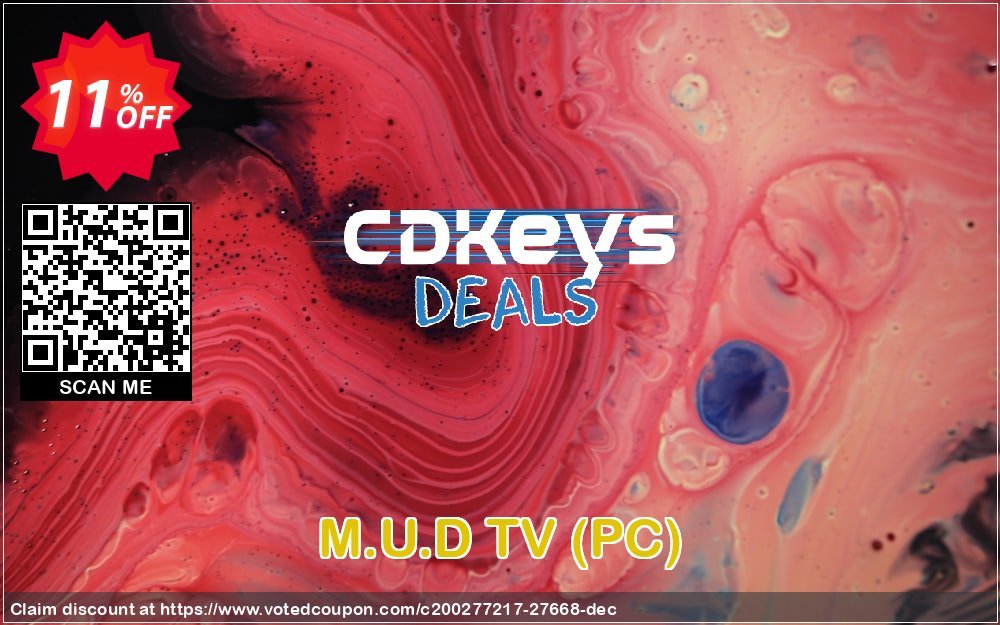 M.U.D TV, PC  Coupon, discount M.U.D TV (PC) Deal. Promotion: M.U.D TV (PC) Exclusive Easter Sale offer 