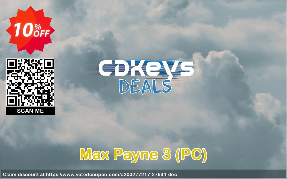 Max Payne 3, PC  Coupon, discount Max Payne 3 (PC) Deal. Promotion: Max Payne 3 (PC) Exclusive Easter Sale offer 