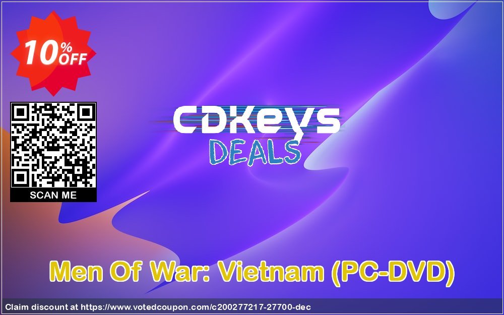 Men Of War: Vietnam, PC-DVD  Coupon, discount Men Of War: Vietnam (PC-DVD) Deal. Promotion: Men Of War: Vietnam (PC-DVD) Exclusive Easter Sale offer 