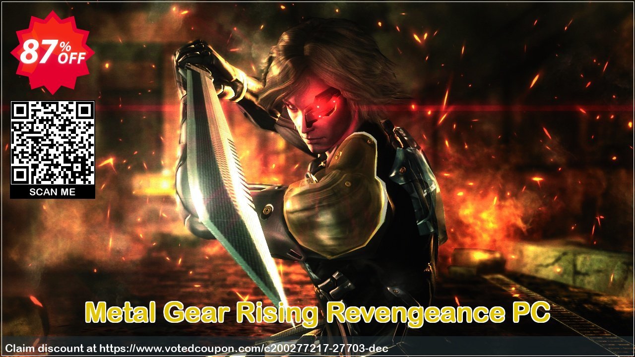 Metal Gear Rising Revengeance PC Coupon, discount Metal Gear Rising Revengeance PC Deal. Promotion: Metal Gear Rising Revengeance PC Exclusive Easter Sale offer 