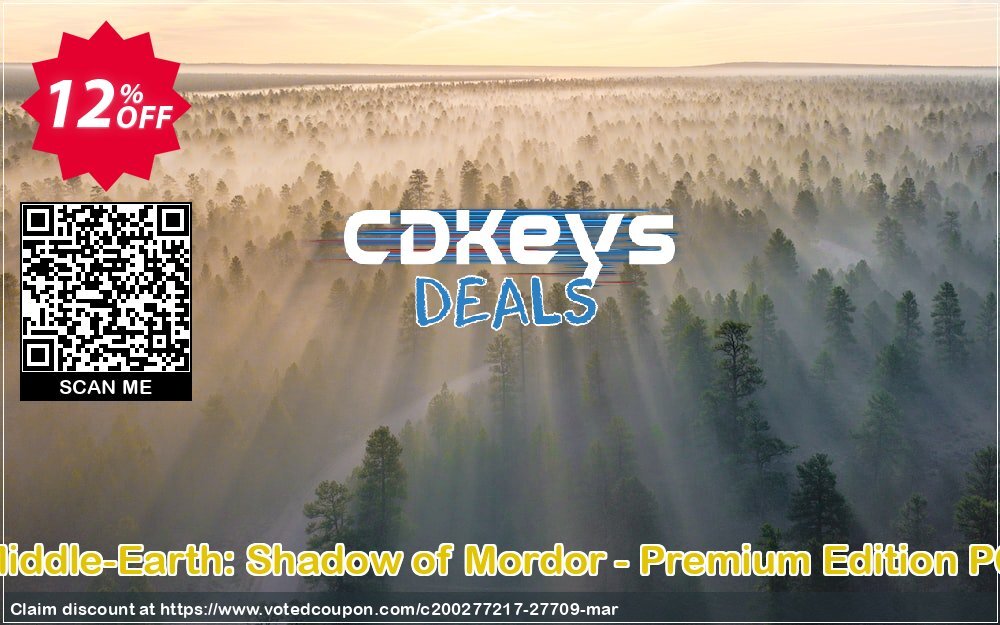 Middle-Earth: Shadow of Mordor - Premium Edition PC Coupon, discount Middle-Earth: Shadow of Mordor - Premium Edition PC Deal. Promotion: Middle-Earth: Shadow of Mordor - Premium Edition PC Exclusive Easter Sale offer 