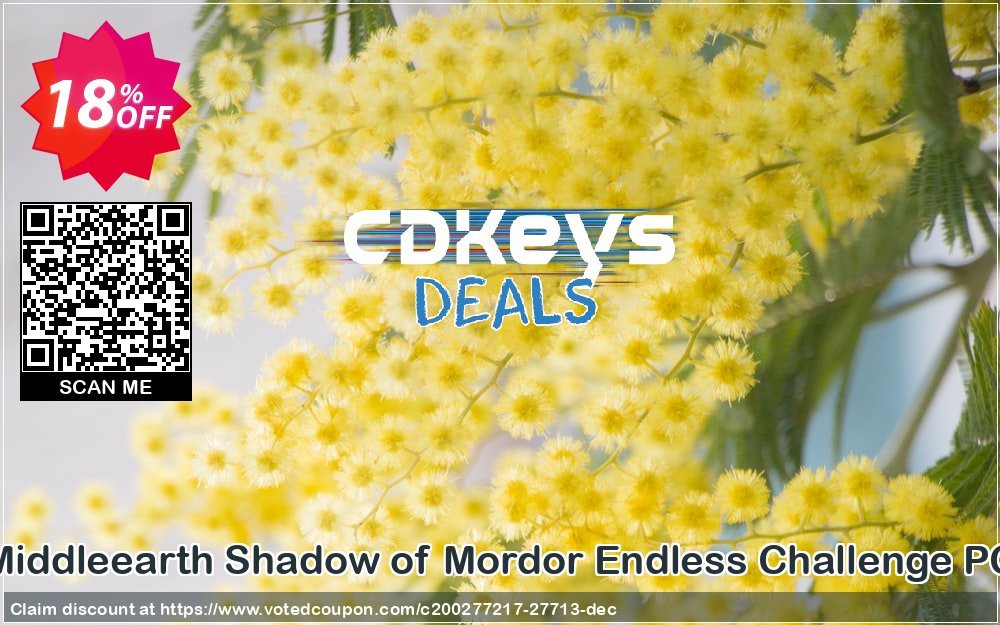 Middleearth Shadow of Mordor Endless Challenge PC Coupon Code Apr 2024, 18% OFF - VotedCoupon