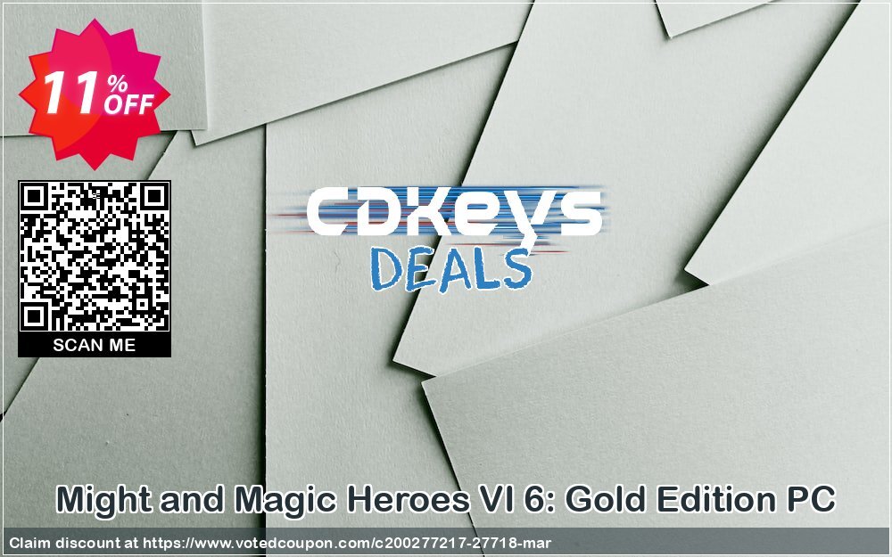 Might and Magic Heroes VI 6: Gold Edition PC Coupon Code May 2024, 11% OFF - VotedCoupon