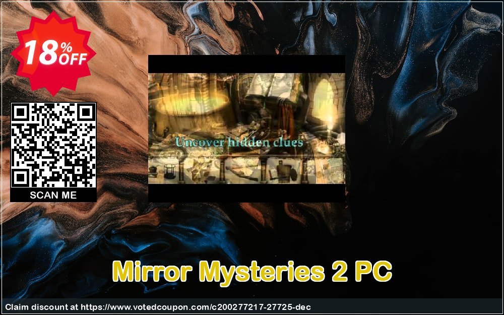 Mirror Mysteries 2 PC Coupon, discount Mirror Mysteries 2 PC Deal. Promotion: Mirror Mysteries 2 PC Exclusive Easter Sale offer 