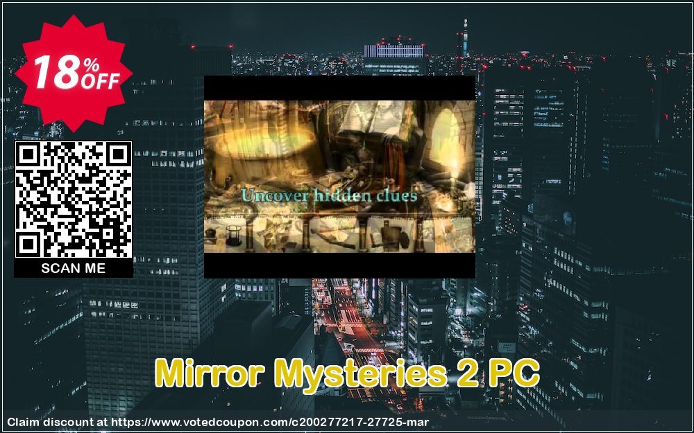 Mirror Mysteries 2 PC Coupon, discount Mirror Mysteries 2 PC Deal. Promotion: Mirror Mysteries 2 PC Exclusive Easter Sale offer 