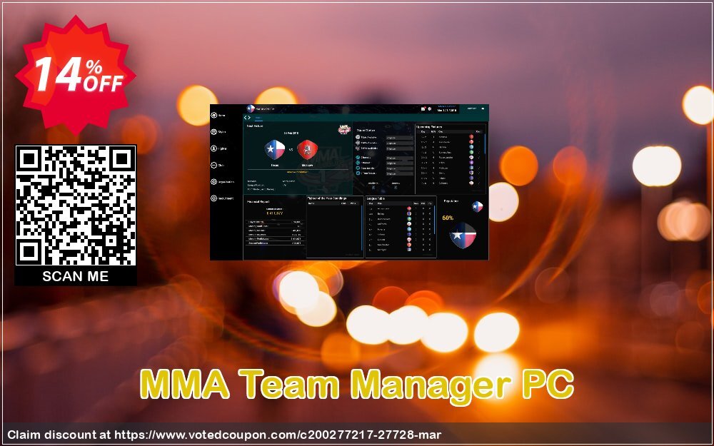 MMA Team Manager PC Coupon Code Apr 2024, 14% OFF - VotedCoupon