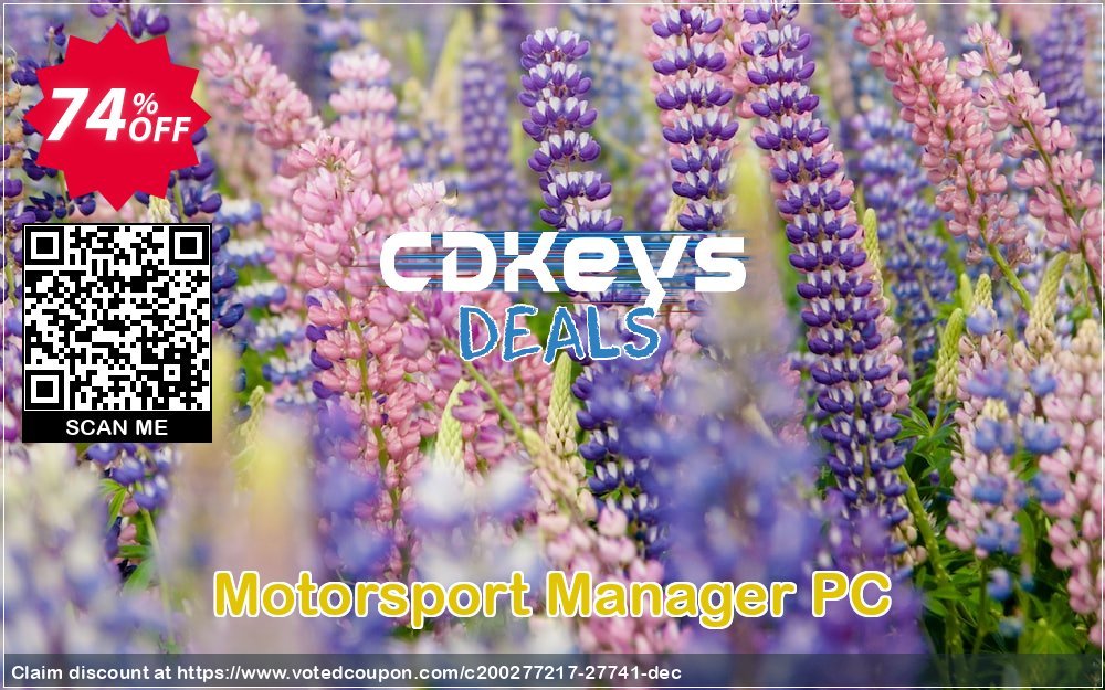 Motorsport Manager PC Coupon, discount Motorsport Manager PC Deal. Promotion: Motorsport Manager PC Exclusive Easter Sale offer 