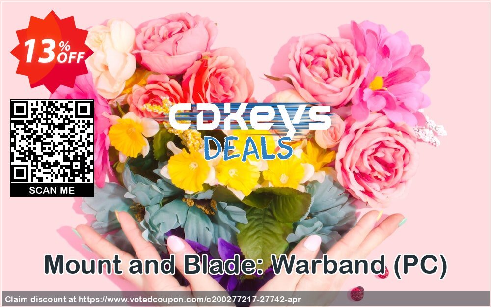 Mount and Blade: Warband, PC  Coupon, discount Mount and Blade: Warband (PC) Deal. Promotion: Mount and Blade: Warband (PC) Exclusive Easter Sale offer 