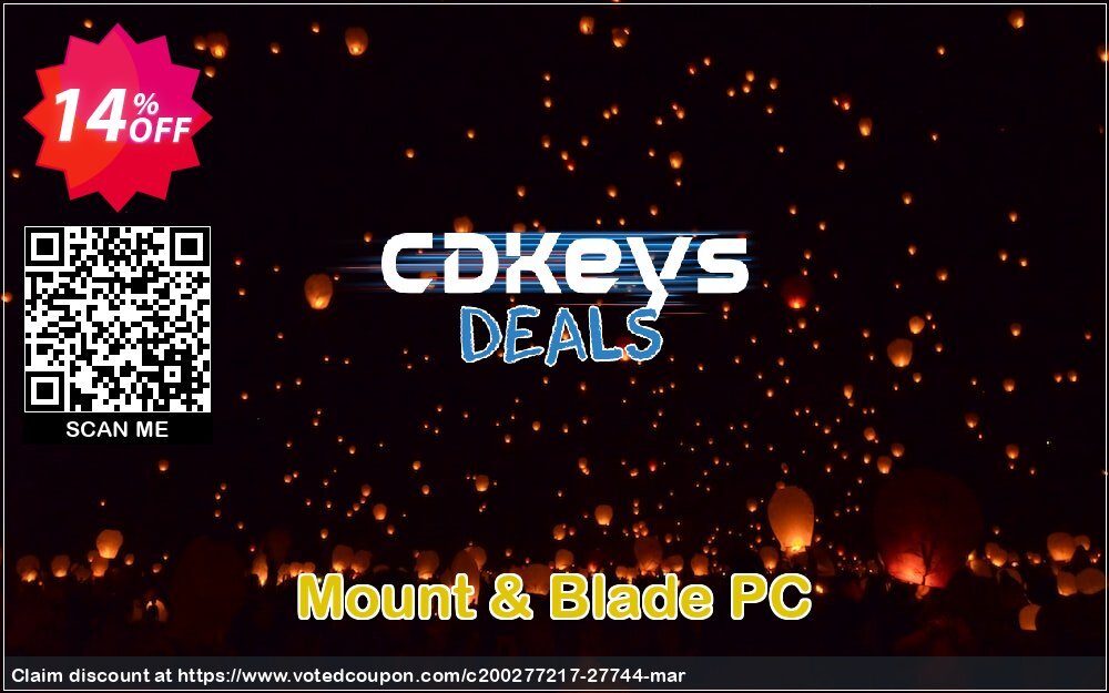 Mount & Blade PC Coupon, discount Mount & Blade PC Deal. Promotion: Mount & Blade PC Exclusive Easter Sale offer 