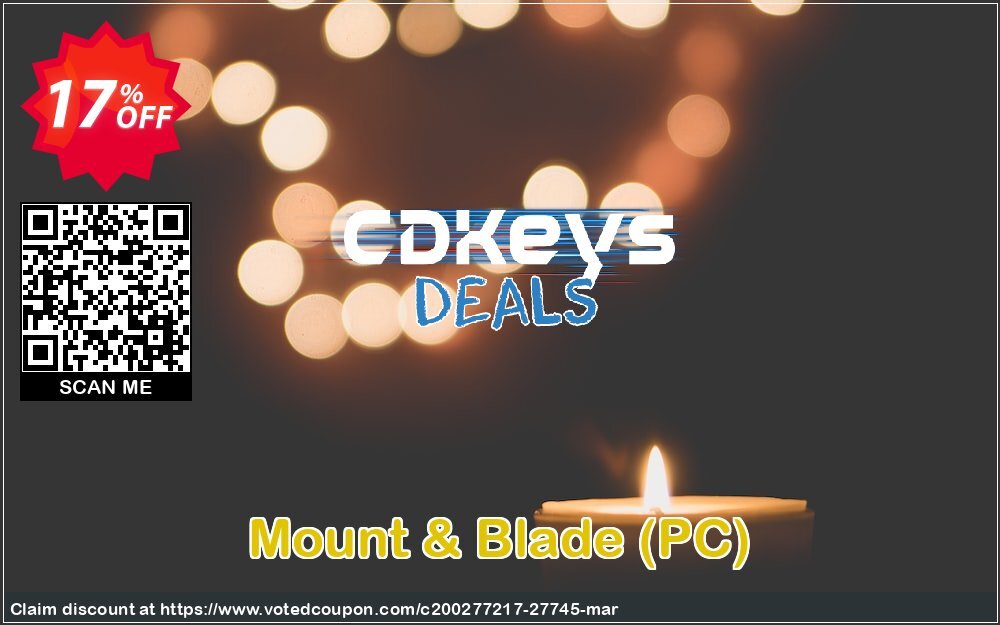 Mount & Blade, PC  Coupon, discount Mount & Blade (PC) Deal. Promotion: Mount & Blade (PC) Exclusive Easter Sale offer 