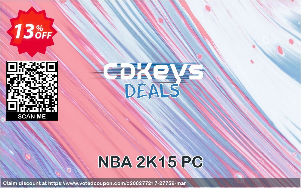 NBA 2K15 PC Coupon, discount NBA 2K15 PC Deal. Promotion: NBA 2K15 PC Exclusive Easter Sale offer 