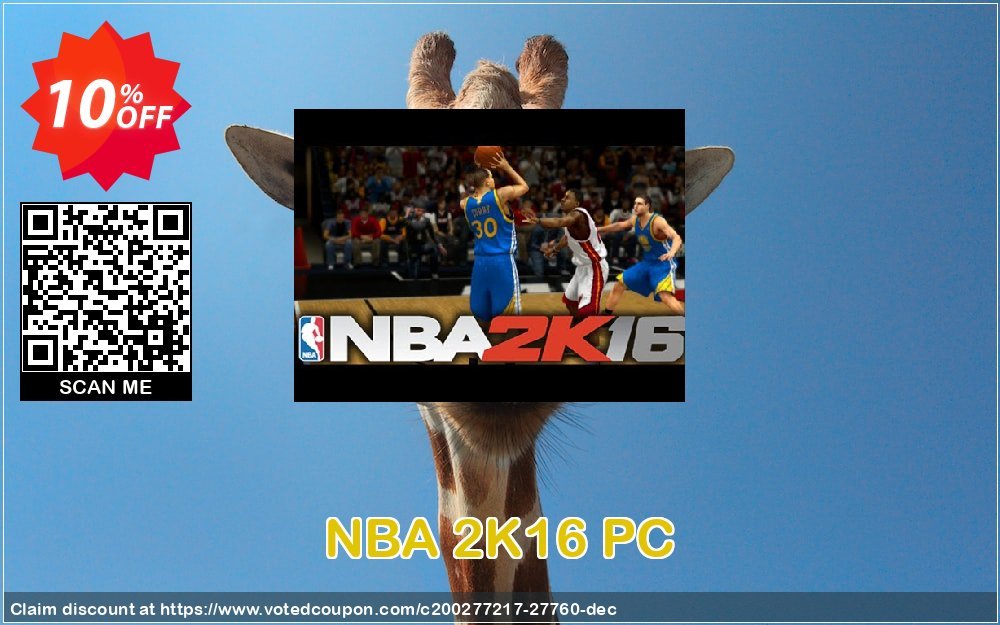 NBA 2K16 PC Coupon, discount NBA 2K16 PC Deal. Promotion: NBA 2K16 PC Exclusive Easter Sale offer 