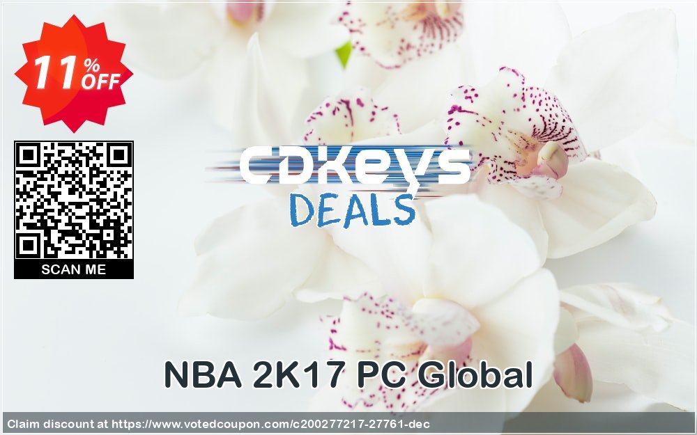 NBA 2K17 PC Global Coupon Code Apr 2024, 11% OFF - VotedCoupon