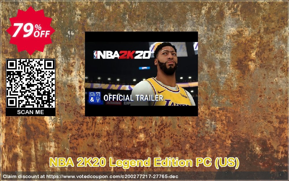 NBA 2K20 Legend Edition PC, US  Coupon Code Apr 2024, 79% OFF - VotedCoupon