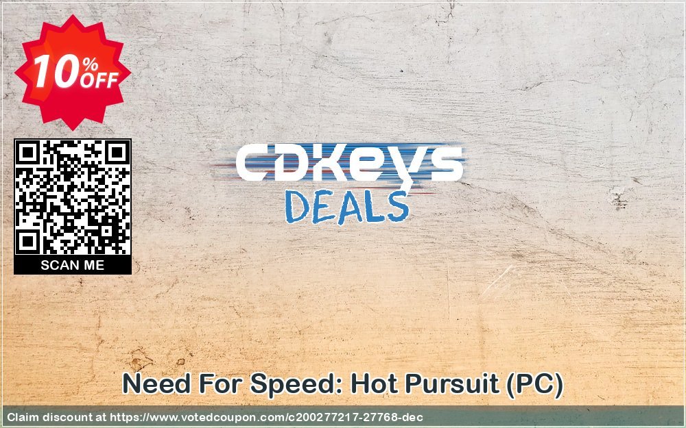 Need For Speed: Hot Pursuit, PC  Coupon Code Apr 2024, 10% OFF - VotedCoupon