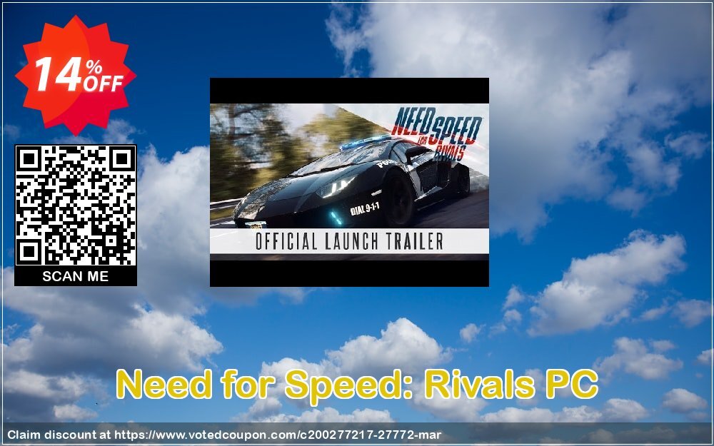 Need for Speed: Rivals PC Coupon, discount Need for Speed: Rivals PC Deal. Promotion: Need for Speed: Rivals PC Exclusive Easter Sale offer 