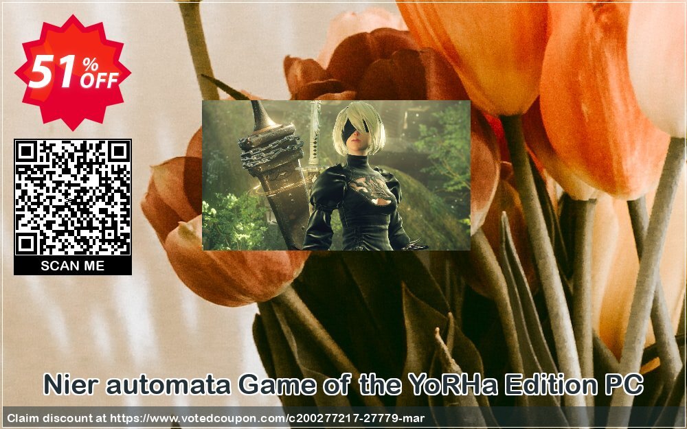 Nier automata Game of the YoRHa Edition PC Coupon Code Apr 2024, 51% OFF - VotedCoupon