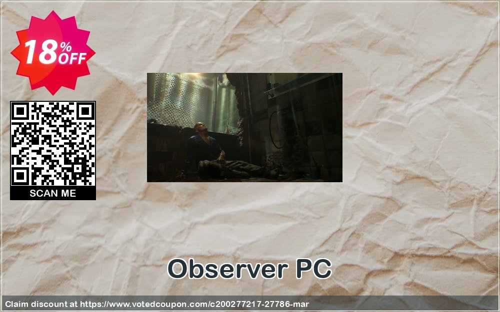 Observer PC Coupon, discount Observer PC Deal. Promotion: Observer PC Exclusive Easter Sale offer 