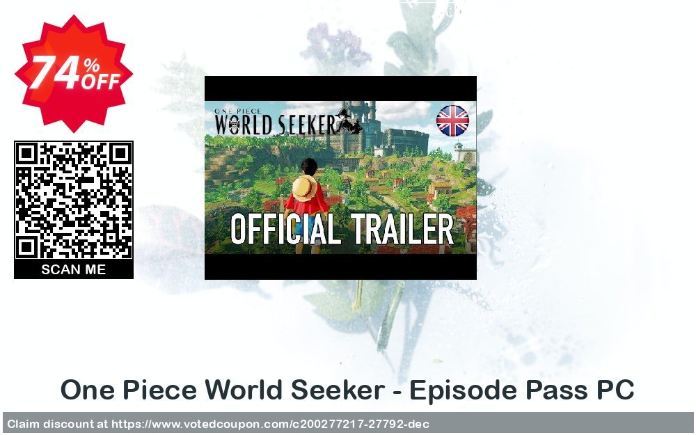 One Piece World Seeker - Episode Pass PC Coupon, discount One Piece World Seeker - Episode Pass PC Deal. Promotion: One Piece World Seeker - Episode Pass PC Exclusive Easter Sale offer 