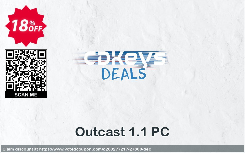 Outcast 1.1 PC Coupon, discount Outcast 1.1 PC Deal. Promotion: Outcast 1.1 PC Exclusive Easter Sale offer 