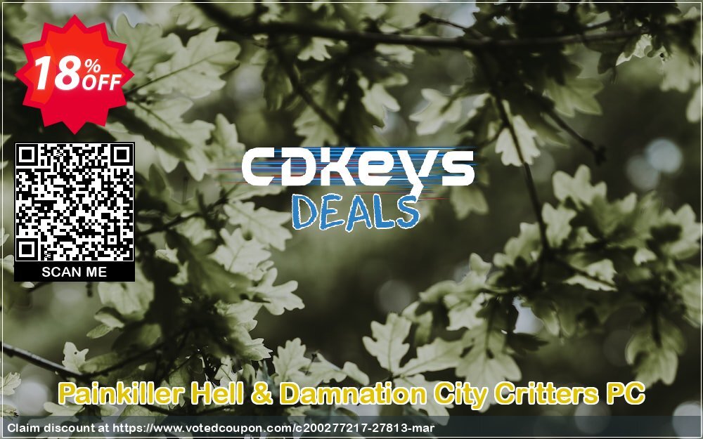 Painkiller Hell & Damnation City Critters PC Coupon, discount Painkiller Hell & Damnation City Critters PC Deal. Promotion: Painkiller Hell & Damnation City Critters PC Exclusive Easter Sale offer 