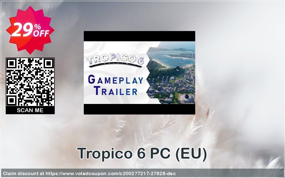 Tropico 6 PC, EU  Coupon, discount Tropico 6 PC (EU) Deal. Promotion: Tropico 6 PC (EU) Exclusive Easter Sale offer 
