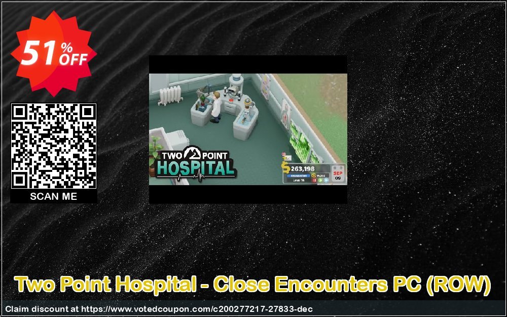Two Point Hospital - Close Encounters PC, ROW  Coupon Code May 2024, 51% OFF - VotedCoupon