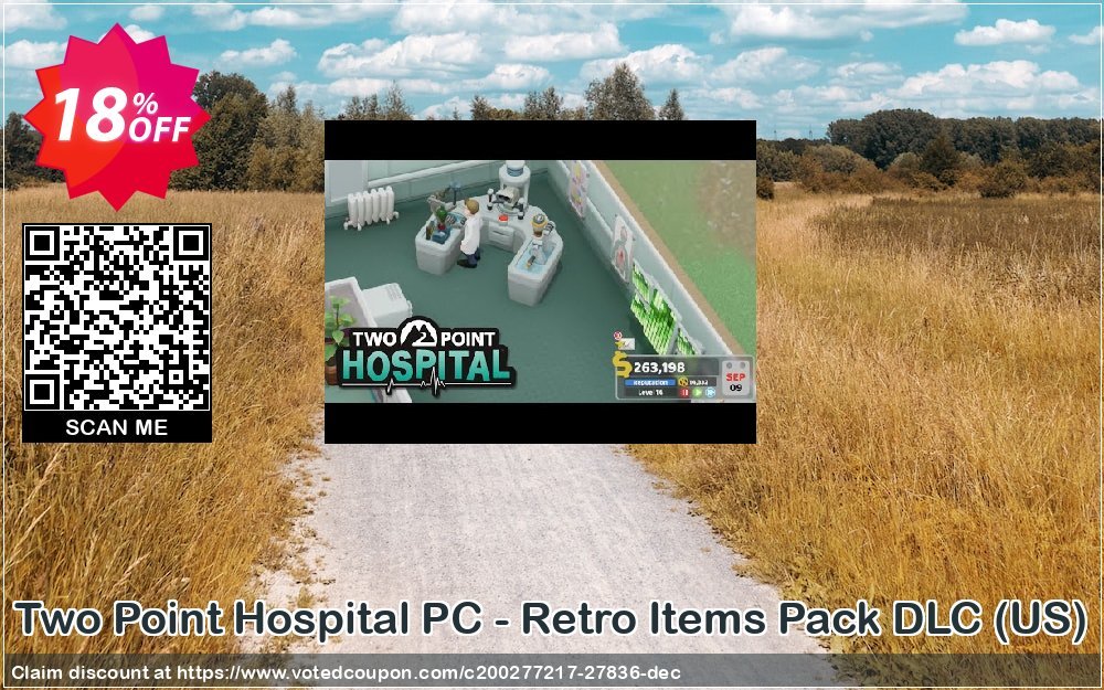 Two Point Hospital PC - Retro Items Pack DLC, US  Coupon Code May 2024, 18% OFF - VotedCoupon