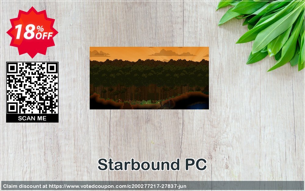 Starbound PC Coupon, discount Starbound PC Deal. Promotion: Starbound PC Exclusive Easter Sale offer 