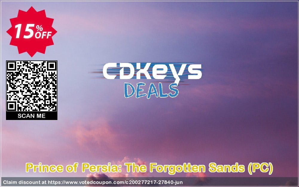Prince of Persia: The Forgotten Sands, PC  Coupon, discount Prince of Persia: The Forgotten Sands (PC) Deal. Promotion: Prince of Persia: The Forgotten Sands (PC) Exclusive Easter Sale offer 