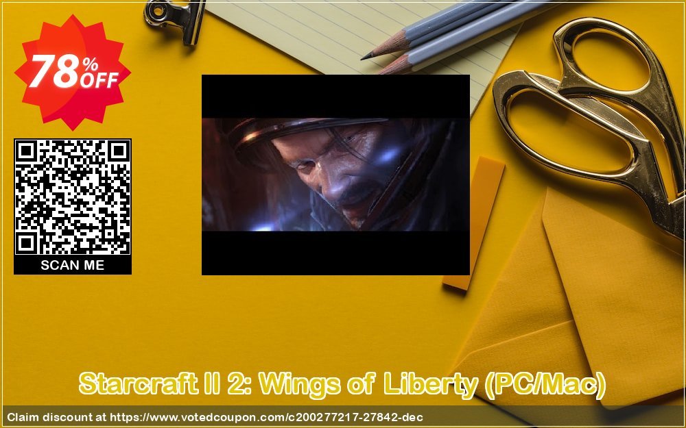 Starcraft II 2: Wings of Liberty, PC/MAC  Coupon, discount Starcraft II 2: Wings of Liberty (PC/Mac) Deal. Promotion: Starcraft II 2: Wings of Liberty (PC/Mac) Exclusive Easter Sale offer 