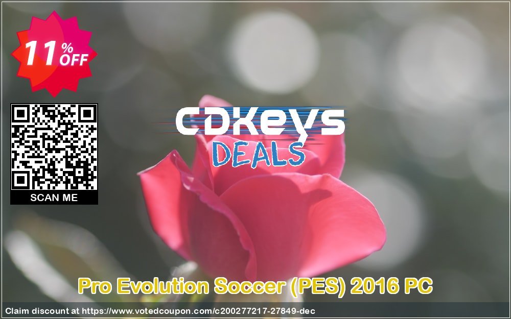 Pro Evolution Soccer, PES 2016 PC Coupon Code Apr 2024, 11% OFF - VotedCoupon