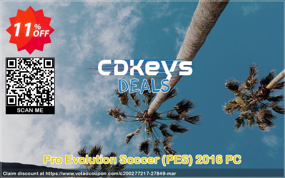 Pro Evolution Soccer, PES 2016 PC Coupon, discount Pro Evolution Soccer (PES) 2016 PC Deal. Promotion: Pro Evolution Soccer (PES) 2016 PC Exclusive Easter Sale offer 