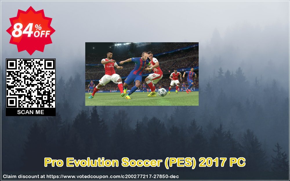 Pro Evolution Soccer, PES 2017 PC Coupon, discount Pro Evolution Soccer (PES) 2017 PC Deal. Promotion: Pro Evolution Soccer (PES) 2017 PC Exclusive Easter Sale offer 