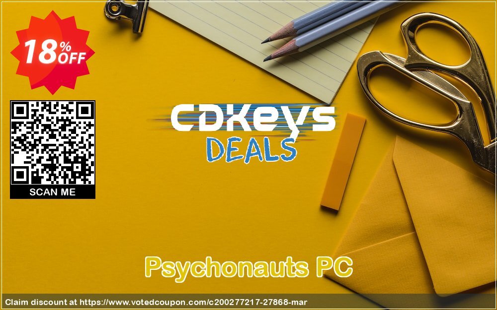 Psychonauts PC Coupon, discount Psychonauts PC Deal. Promotion: Psychonauts PC Exclusive Easter Sale offer 