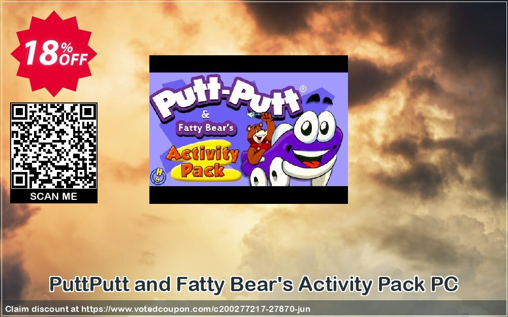 PuttPutt and Fatty Bear's Activity Pack PC Coupon, discount PuttPutt and Fatty Bear's Activity Pack PC Deal. Promotion: PuttPutt and Fatty Bear's Activity Pack PC Exclusive Easter Sale offer 