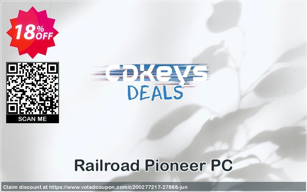 Railroad Pioneer PC Coupon, discount Railroad Pioneer PC Deal. Promotion: Railroad Pioneer PC Exclusive Easter Sale offer 