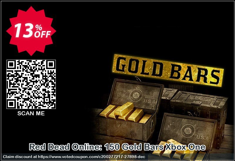 Red Dead Online: 150 Gold Bars Xbox One Coupon, discount Red Dead Online: 150 Gold Bars Xbox One Deal. Promotion: Red Dead Online: 150 Gold Bars Xbox One Exclusive Easter Sale offer 