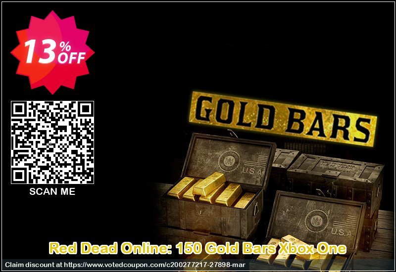 Red Dead Online: 150 Gold Bars Xbox One Coupon, discount Red Dead Online: 150 Gold Bars Xbox One Deal. Promotion: Red Dead Online: 150 Gold Bars Xbox One Exclusive Easter Sale offer 